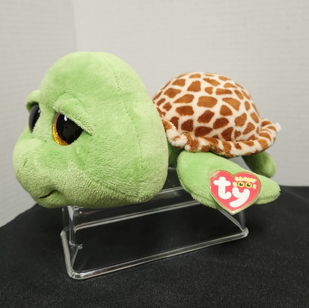 TY Beanie Babies Beanie Boos Collection Medium 10” ZIPPY THE TURTLE w/Tags